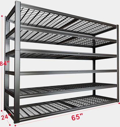 65" W Garage Shelving Heavy Duty