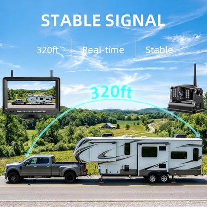 Dual Magnetic Wireless Backup Cameras