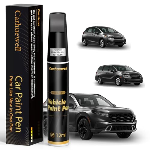 NH 737M Polished Metal Metallic Touch Up Paint Compatible with Honda