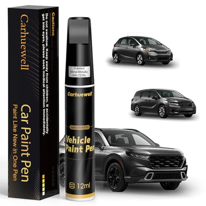 NH 737M Polished Metal Metallic Touch Up Paint Compatible with Honda