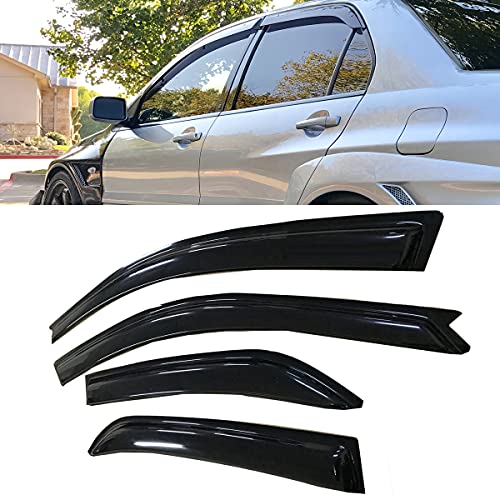 4PCS Side Window Wind Deflectors