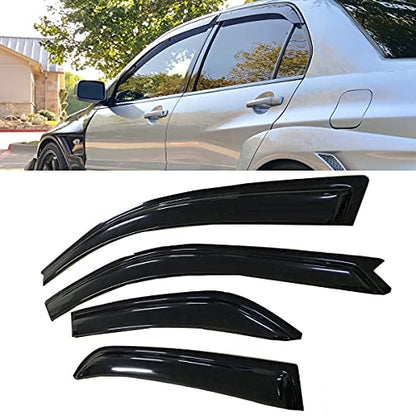 4PCS Side Window Wind Deflectors