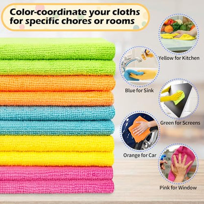 Microfiber Cleaning Cloth (50 Count)
