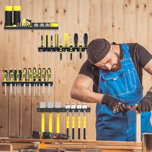 4Pcs Hand Tool Organizers Wall Mount