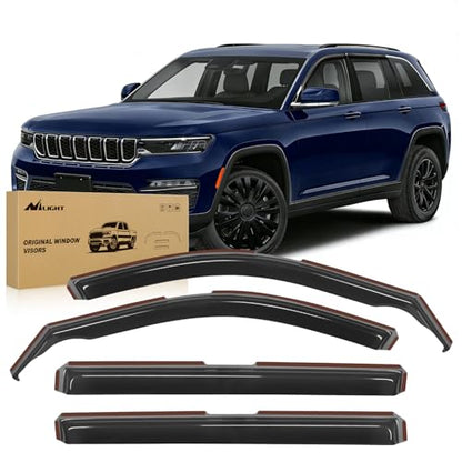 in Channel Rain Guards for Jeep Grand Cherokee L 2021