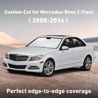 Windshield Sunshade Compatible for Mercedes Benz C Class 2008