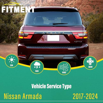 Windshield Wiper Blades Replacement for Nissan Armada 2017