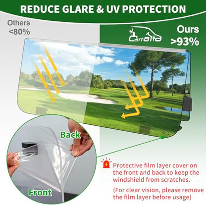 Golf Cart Foldable Windshield 3