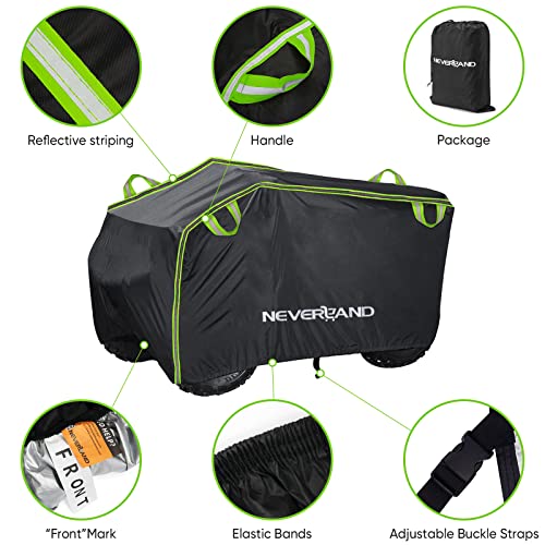 ATV Cover Heavy Duty Waterproof 4 Wheeler Cover for Honda L
