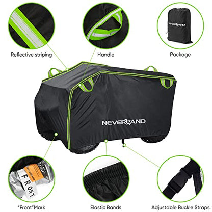 ATV Cover Heavy Duty Waterproof 4 Wheeler Cover for Honda L