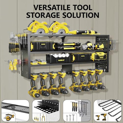 Large Power Tool Organizer Wall Mount