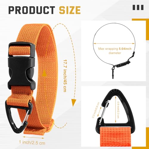 6 Pack Adjustable Extension Cord Holder Straps (6 Count)