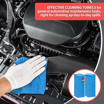 Shop Towels 100 Pack Microfiber Towels for Cars (100 Count)