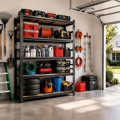 Garage Shelving 3000 LBS Adjustable Wood Storage Shelves