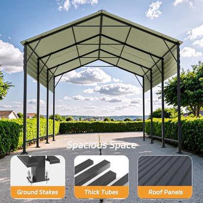 10x15 FT Metal Carport