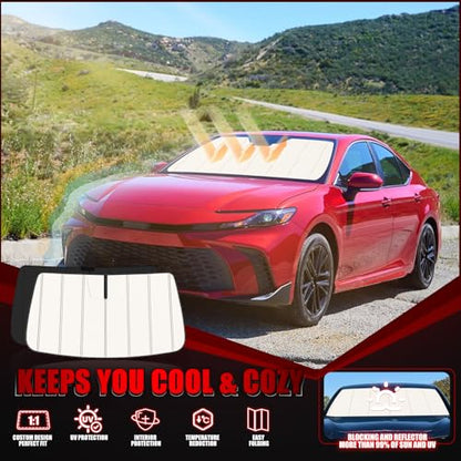 Windshield Sun Shade for Toyota Camry 2025