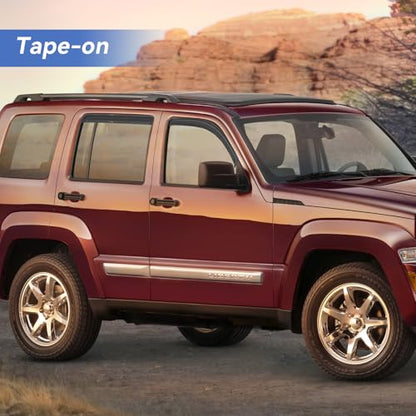 Window Visors Rain Guards for 2008 2009 2010 2011 2012 Jeep Liberty