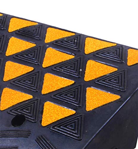 6 Inch High Rubber Curb Ramp 23.6" Long