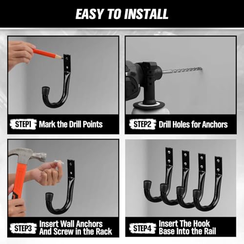 Heavy Duty Garage Storage Hooks