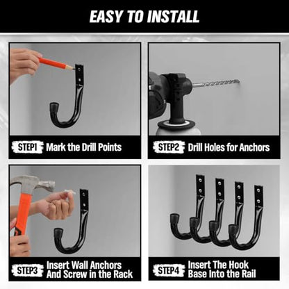 Heavy Duty Garage Storage Hooks