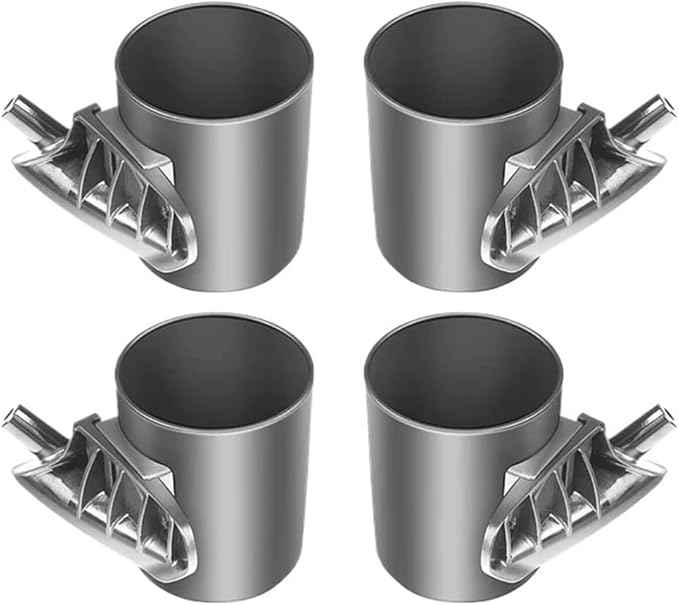 NanDeZ Car Door Cup Holder Compatible for Tesla Model 3 Y Special Door Cup Storage Box Rack Car Door Cup Stand 4 Pcs/Set, Grey
