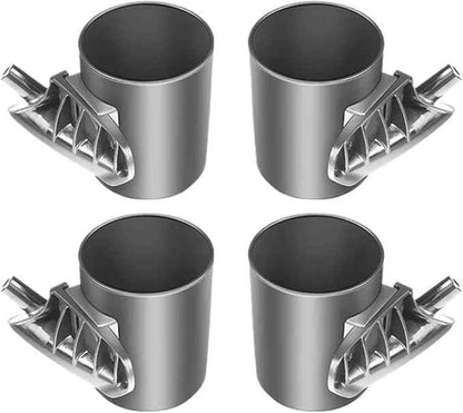 NanDeZ Car Door Cup Holder Compatible for Tesla Model 3 Y Special Door Cup Storage Box Rack Car Door Cup Stand 4 Pcs/Set, Grey