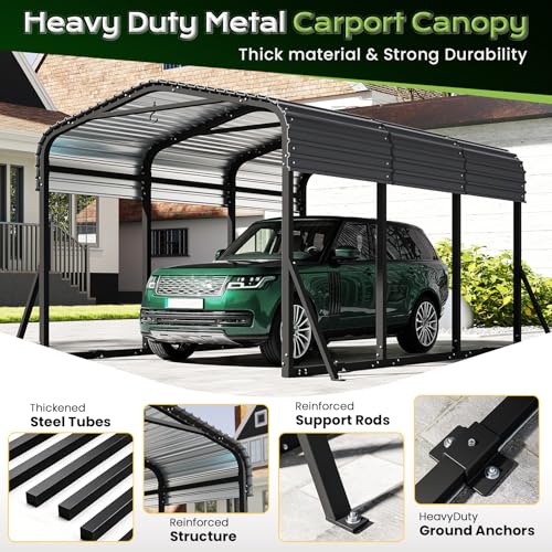 10x15FT Metal Carport