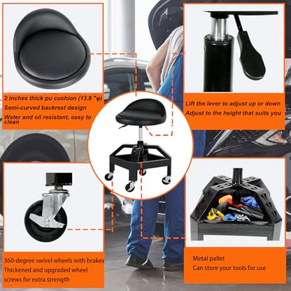 Garage Shop Rolling Seat