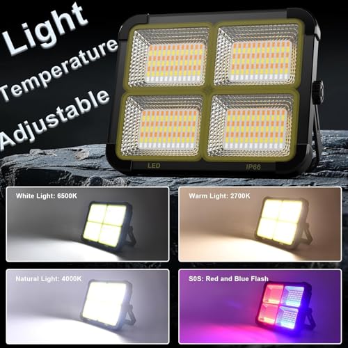 Portable LED Work Solar Light 100W