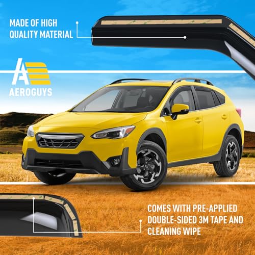 Extra Durable Window Deflectors in (4 Count)