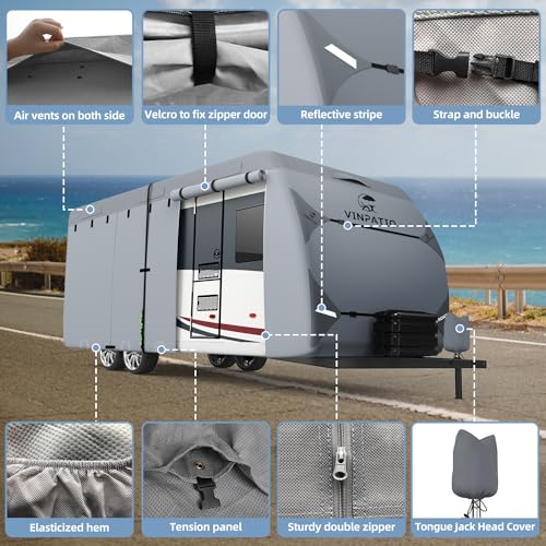 RV Cover 7 Layers Heavy Duty RV & Trailer Cover