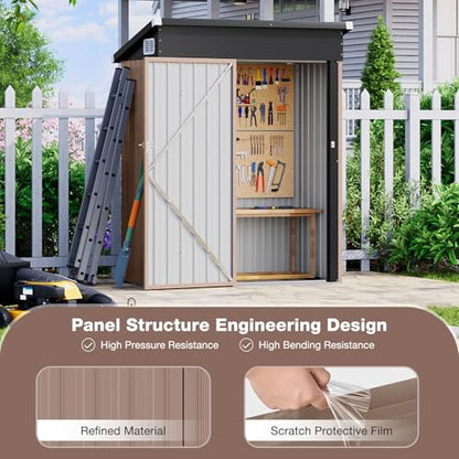 4.9x2.9 FT Outdoor Storage Shed