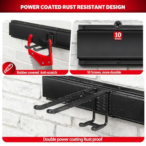 64 Inches Garage Tool Organizer Wall Mount