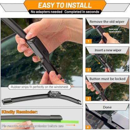 Windshield Wiper Blade Replacement for BMW X5 2019