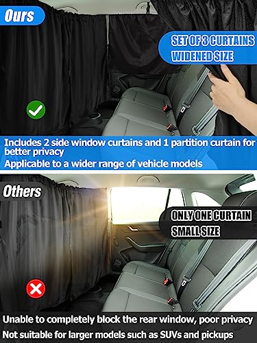 Set of 3 Car Window Shades (4 Count)