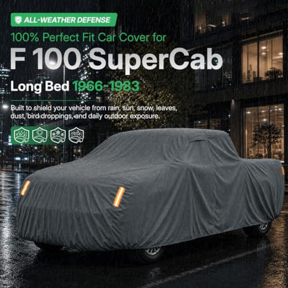 Waterproof Heavy Duty Truck Cover Custom Fit F 100 1966