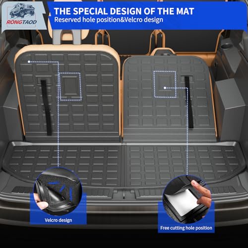 Cargo Mat + 2nd & 3rd Row Backrest Mats for 2021