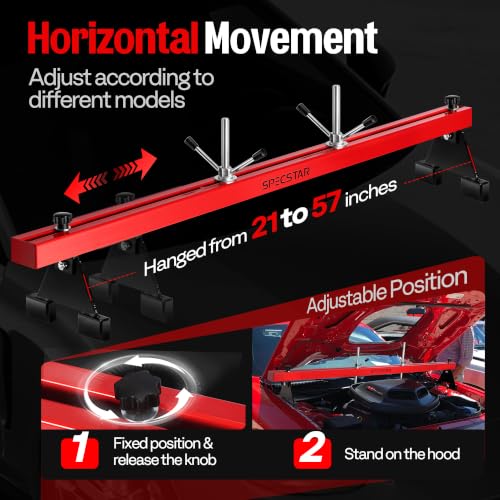 1100 Lbs Engine Support Bar Transverse Hoist