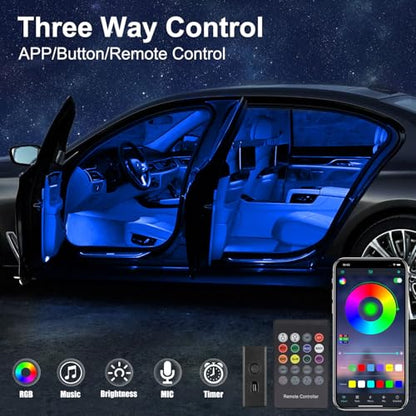 Interior Car LED Strip Lights (2 Count)
