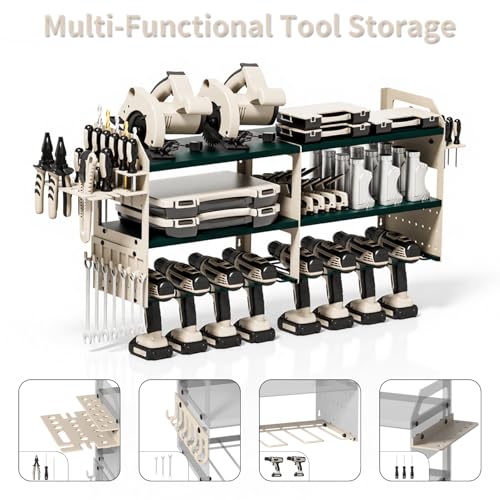 Large Wall Mount Power Tool Organizer