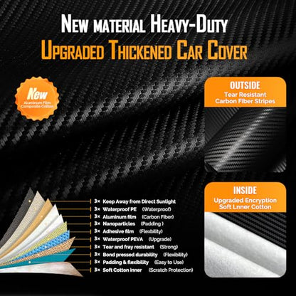 Heavy Duty SUV Car Cover for Automobiles All Weather Waterproof