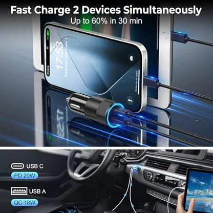 Car Charger USB C 3 (3 Count)