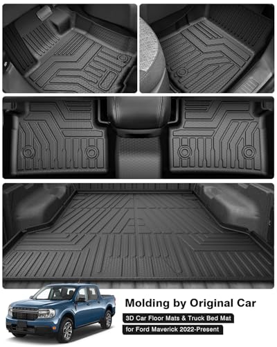 Floor Mats Truck Bed Mat for 2022