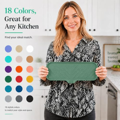 Silicone Soap Dish with Drain Spout