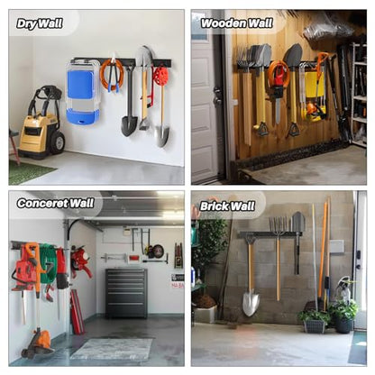 Garage Garden Tool Organizer Wall Mount