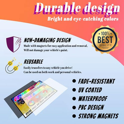 Custom Magnet Car Stickers