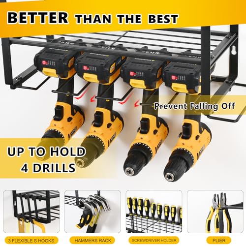 Wall Mount Power Tool Organizer