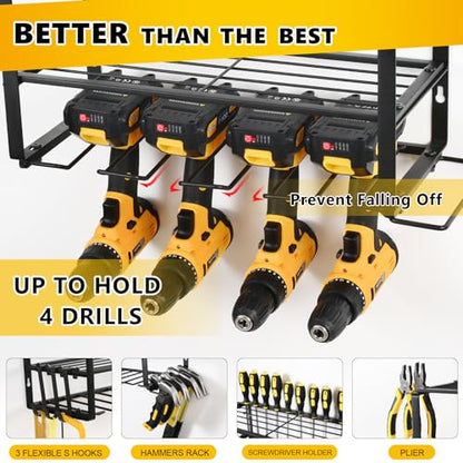 Wall Mount Power Tool Organizer