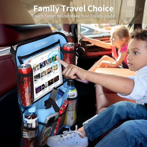 Car Backseat Organizer with Touch Screen Tablet Holder (22.9281 Ounce)