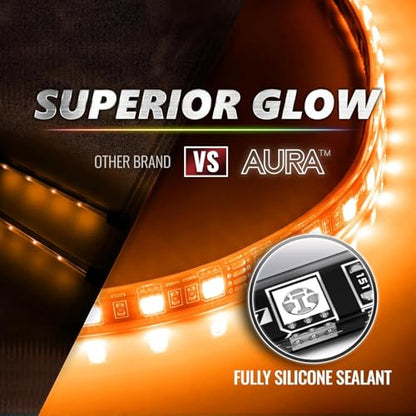 Aura Pro RGB Grille Accent Lights 24" with App & Remote Control (4 Count)